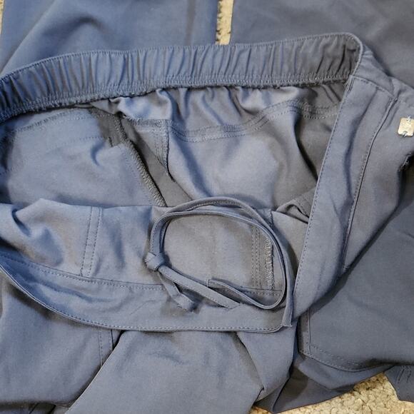 Grey's Anatomy Women's Charcoal Gray Elastic Tie Waistband Scrub Pants Size LG - Picture 8 of 12